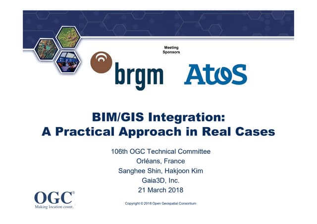 BIM/GIS Integration: A Practical Approach in Real Cases