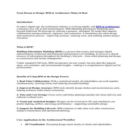 Ready to Build the Future? Discover BIM in Architecture