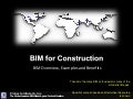 BIM for Construction, BPMs and Owners