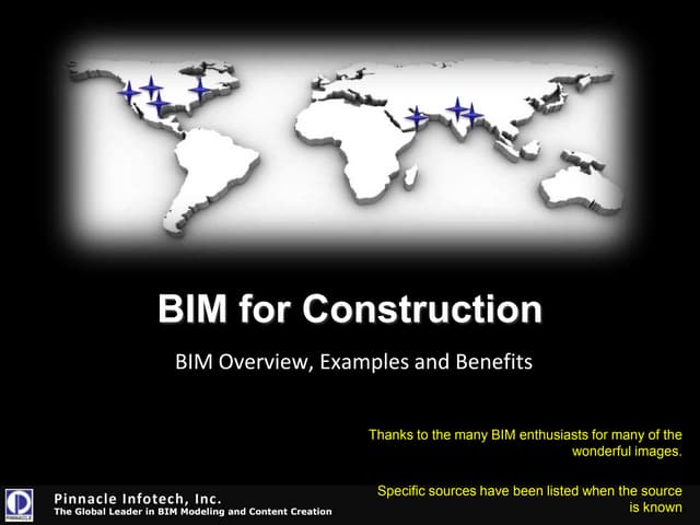 BIM for Construction, BPMs and Owners