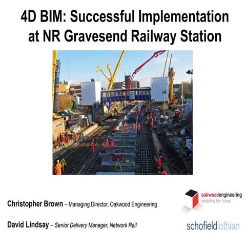 BIM SHOW LIVE 14 - 4D BIM: successful implementation at Gravesened Railway St...
