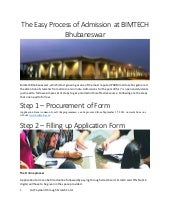 The Easy Process of Admission at BI...