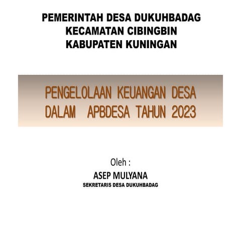 BIMTEK APBDES  2023 DKB.ppt