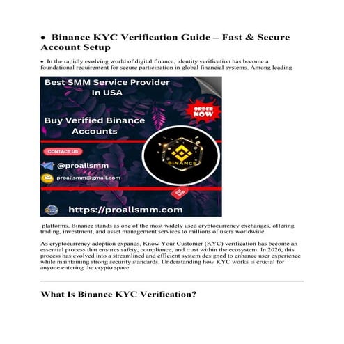 Binance Account Setup Guide – Complete Verification Process Explained.docx