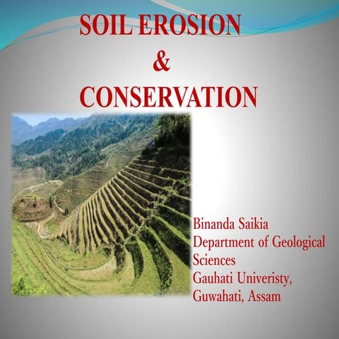 soil erosion and conservation