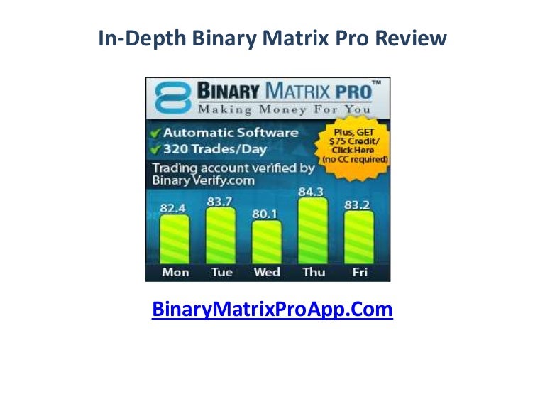 Binary options matrix