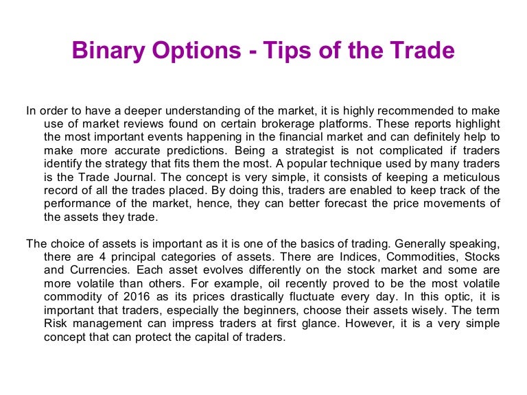 Binary options compounding strategy