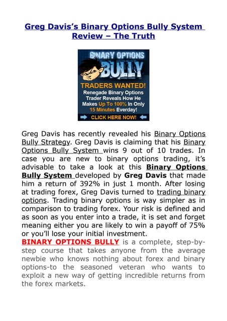 Do binary options actually work
