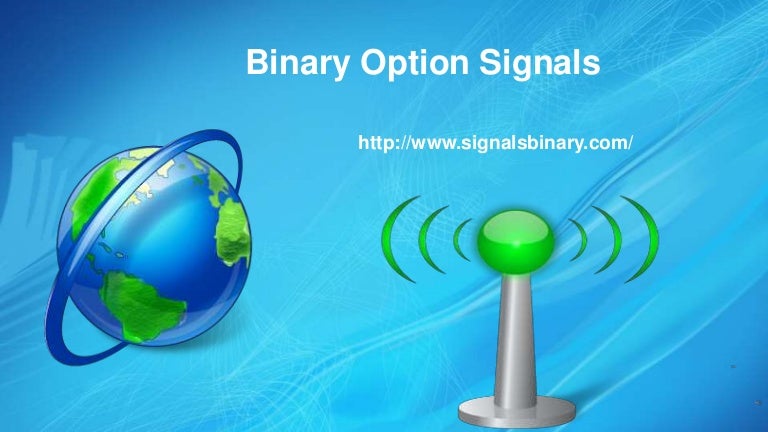 Binary option signal provider