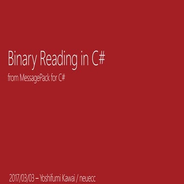 Binary Reading in C# | PDF | Programming Languages | Computing