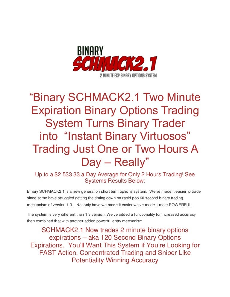 Binary options machine learning