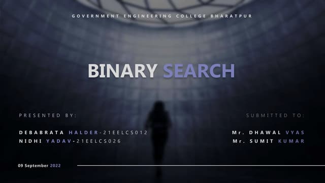 Binary Search