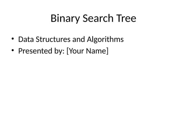 Binary_Search_Tree_Presentation.pptxjjwjejjejje | PPT