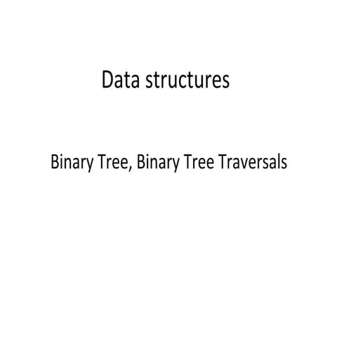 Binary tree | PPT