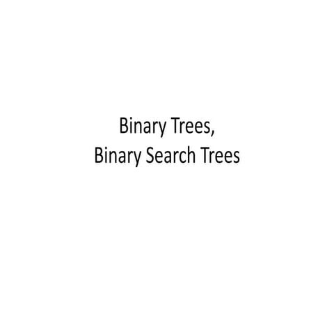 Binary trees1 | PPT