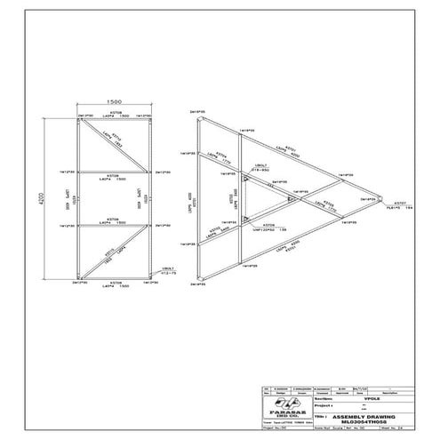 farasaz tower assembly drawing