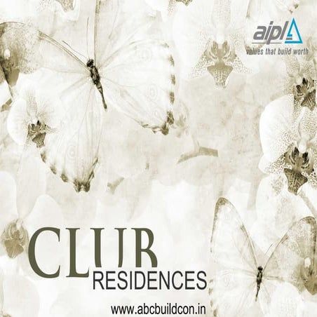 AIPL Club Residences Brochure - Abc Buildcon Pvt Ltd