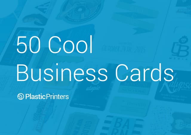 50 Cool Business Cards That Always ...