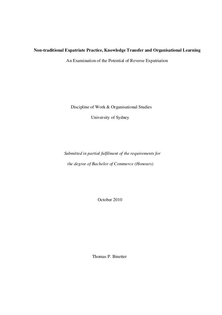 History honours thesis example image