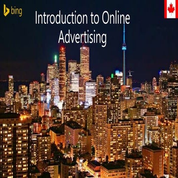 Presentation by Microsoft Bing - Search Trends in Canada