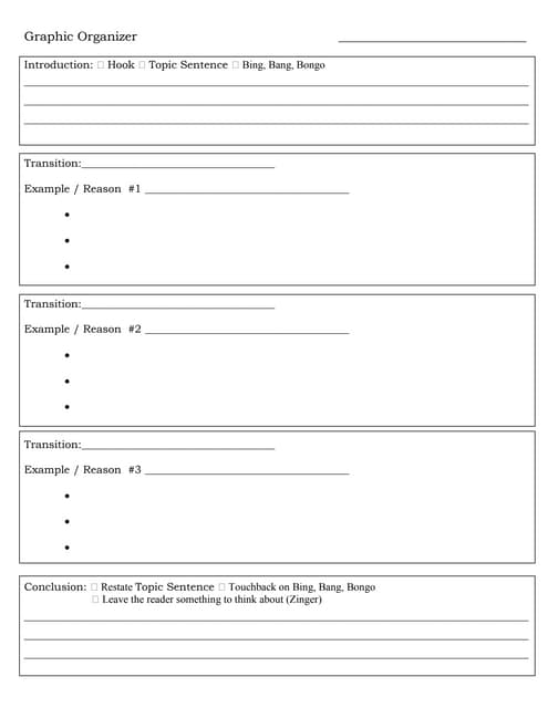 Graphic organizers for dbq essays