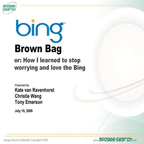 Bing Brown Bag