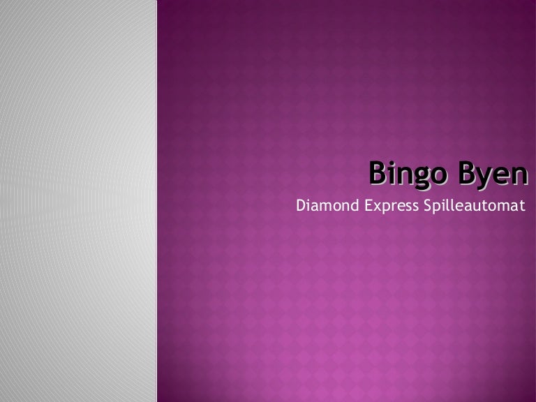 Spilleautomat diamond express