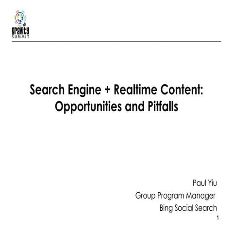 Bing Search Engine + Realtime Content