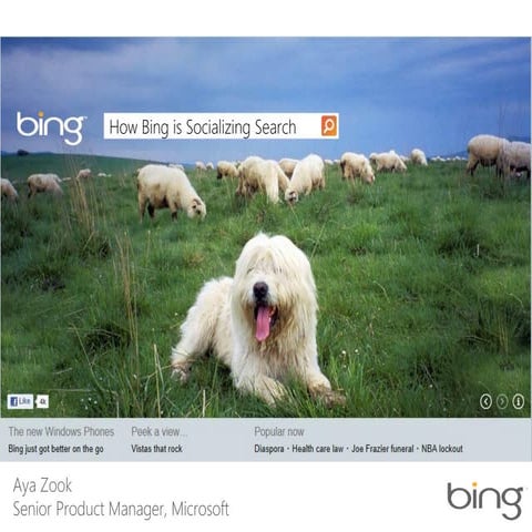 Bing Socializing Search