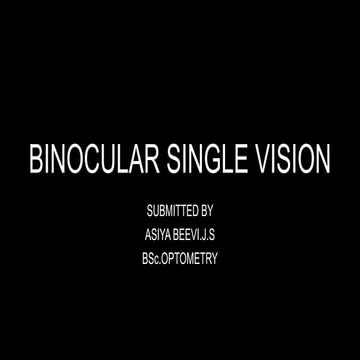 Binocular Single Vision Pptx Mmmmmmmmmmmmmmmmmmmmmmmmmmmmmmmmmmmm Pptx