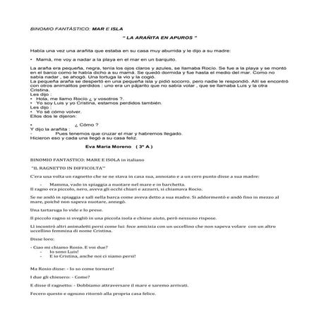 Binomio fantástico eva mariain italiano