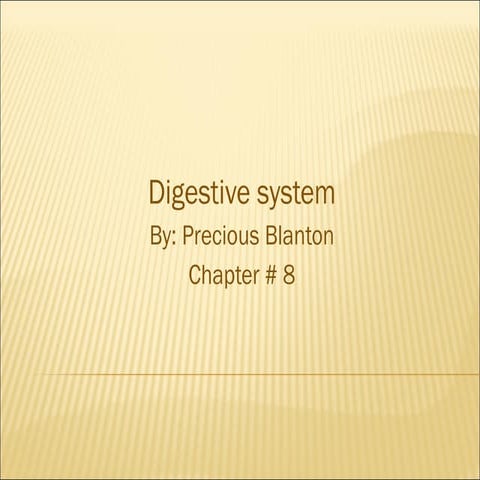 Bio  120 Presentation # 8