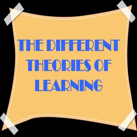 Theories of Developmental Learning(BSEII)