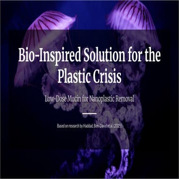 Bio-inspired nanoplastic treatment combining low dose mucin with traditional ...