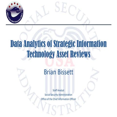 Data Analytics of Strategic Information Technology Asset Reviews