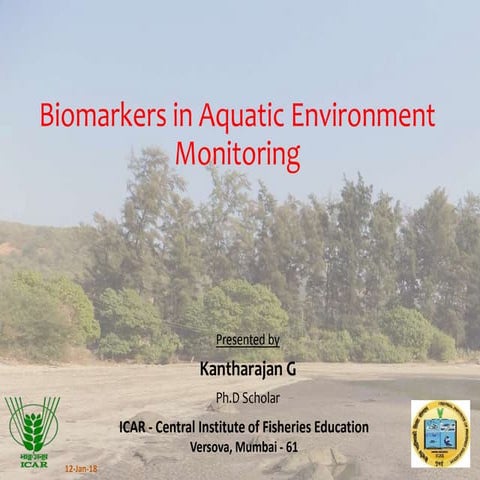 Biomarkers in Aquatic Environmental Monitoring