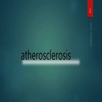 Biochemistry atherosclerosis 