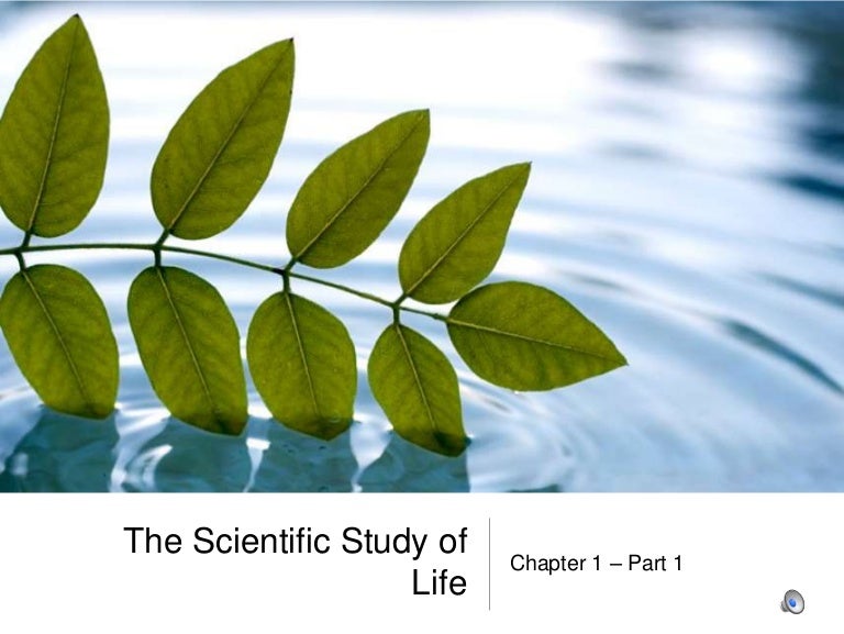 Bio 101 chapter 1 the scientific study of life part 1 narrated