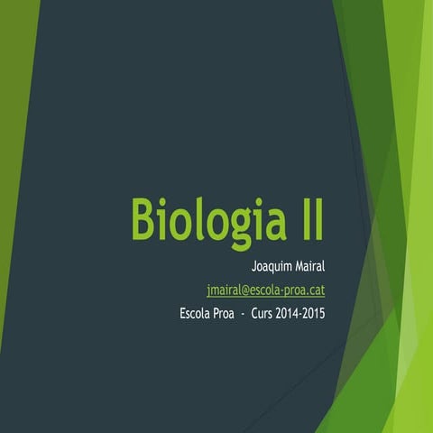 BIO2 - Presentació del curs | PPTX
