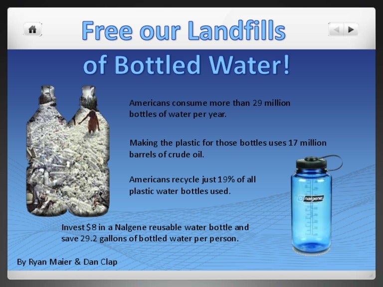 Free our Landfills of Bottled Water PSA BIO 100
