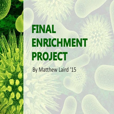 Microbiology Final Enrichment Project