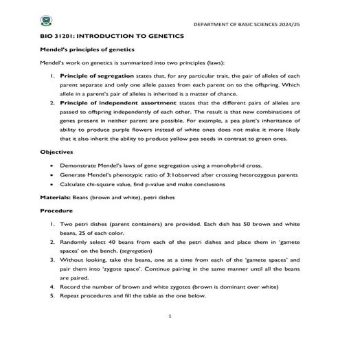 BIO 31201 Genetics Practical Assignment 2025 odl.pdf