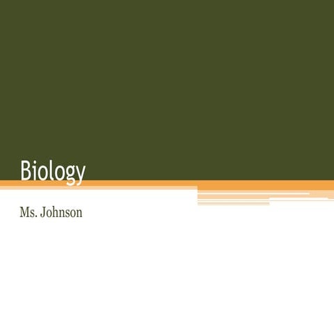 Bio 502  biology 101 lesson 1 what is life? 