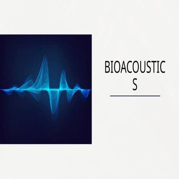 Bioacoustics - Audible sound, Pitch perception & theories, Infrasonic ...