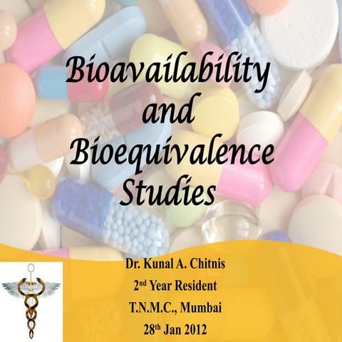 Bioavailability and Bioequivalence study.ppt