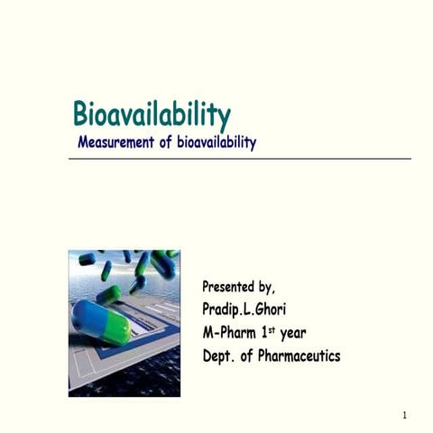 Bioavailability by pradip