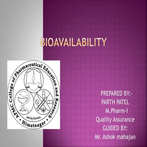 Bioavailibility  112070804016
