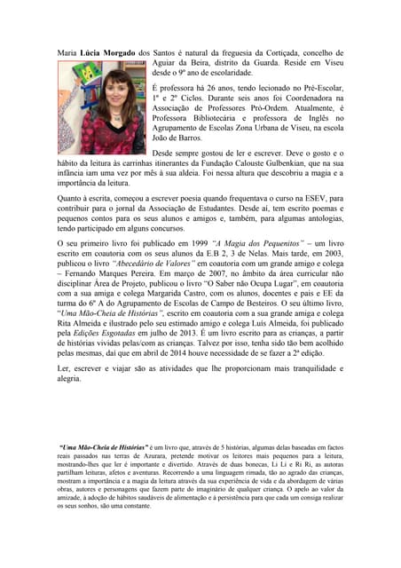 Biobibliografia   lúcia morgado