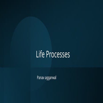 Class 10 Science Biology chapter 1 life processes