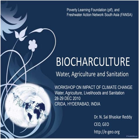 Biocharculture water and sanitation